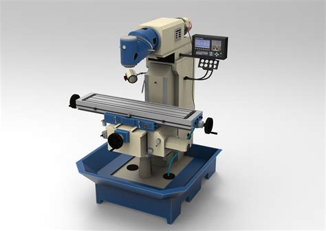 milling machine 3d model